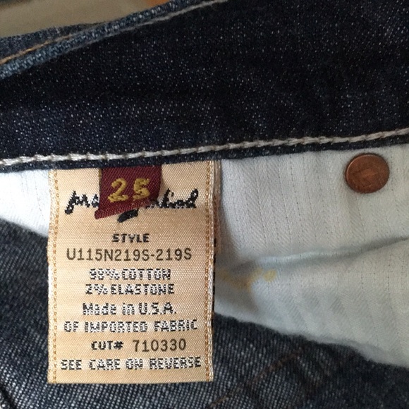 7 for all Mankind Jeans - size 25 - dark denim - Picture 4 of 5